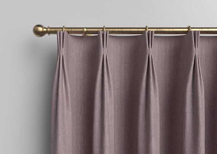 Delicate Chevron, Maroon - Made to Measure Curtains - Image 11